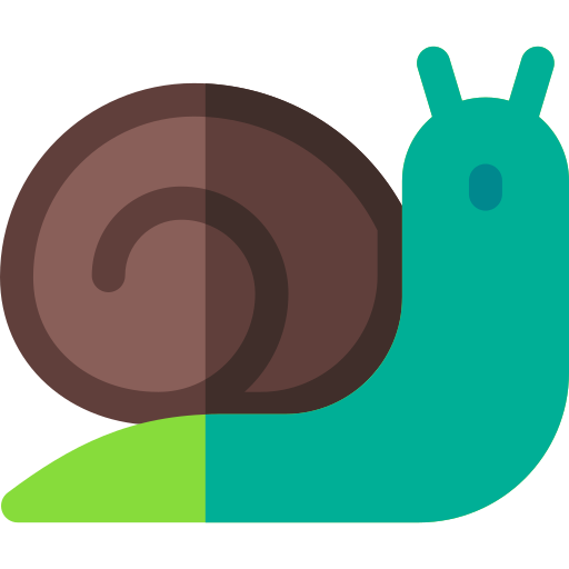 Snail Basic Rounded Flat icon