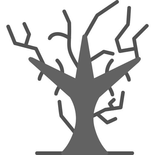 suche drzewo Generic Grey ikona