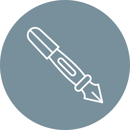 penna stilografica Generic Flat icona
