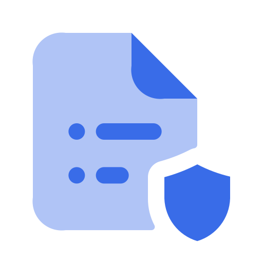 File Generic Blue icon