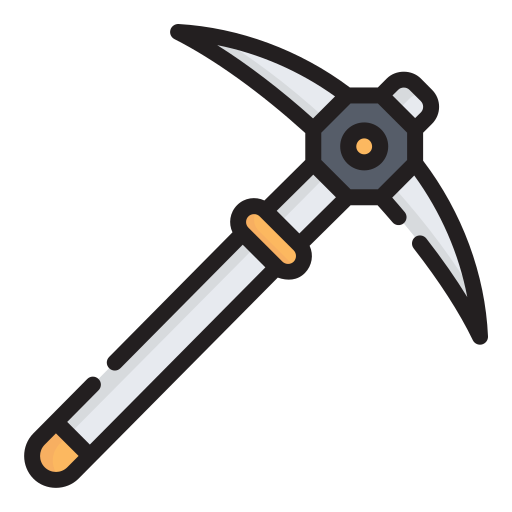 Pickaxe Generic Detailed Outline icon
