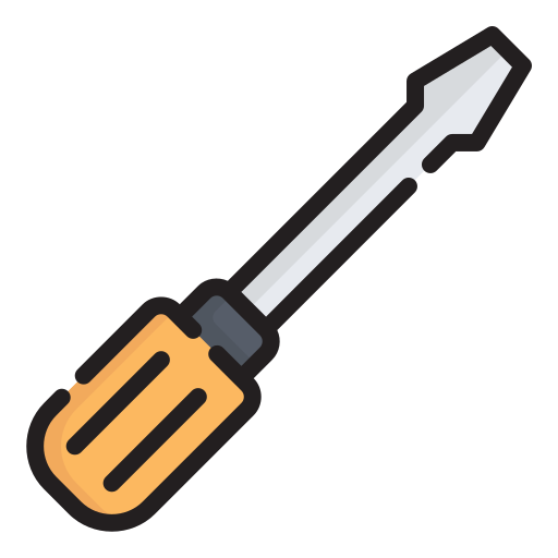 Screwdriver Generic Detailed Outline icon