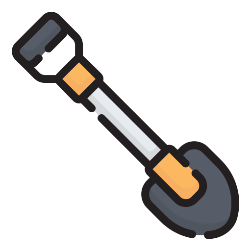 Shovel Generic Detailed Outline icon