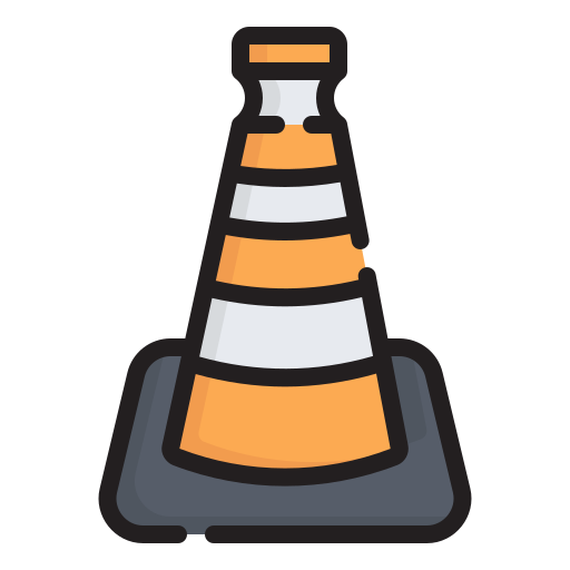Traffic cone Generic Detailed Outline icon