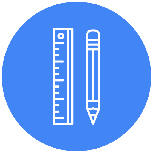lineal und bleistift Generic Flat icon