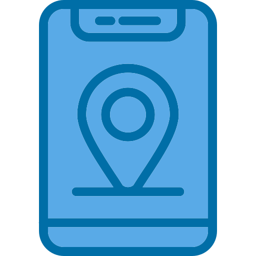 Distance Generic Blue icon