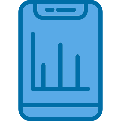 statistica Generic Blue icona