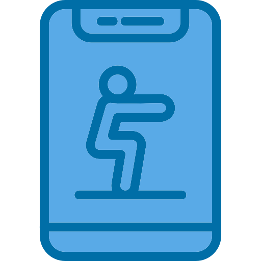 Squat Generic Blue icon