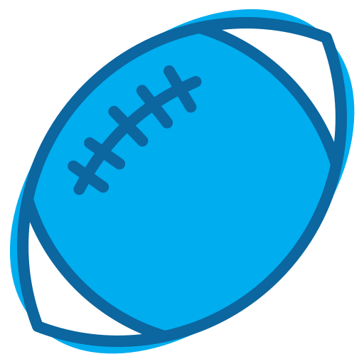 미식 축구 Generic Blue icon