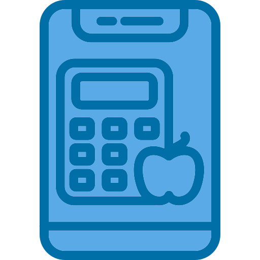 calcolatore di calorie Generic Blue icona