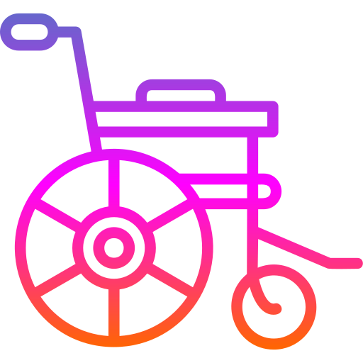 silla de ruedas Generic Gradient icono