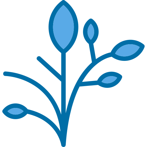 végétalien Generic Blue Icône