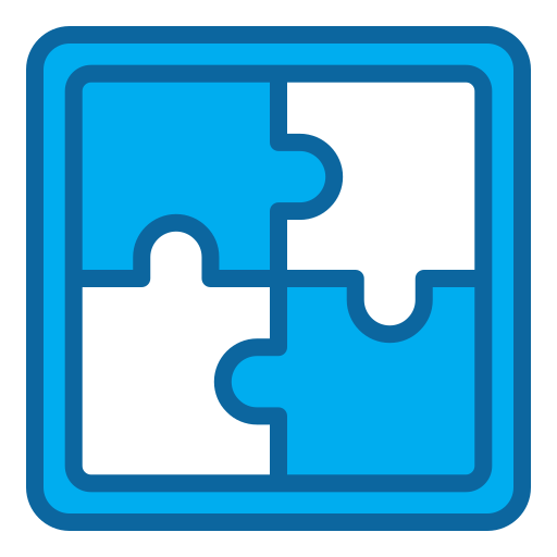 Puzzle game Generic Blue icon