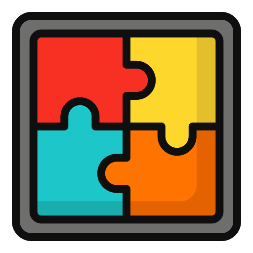 gra puzzle Generic Outline Color ikona