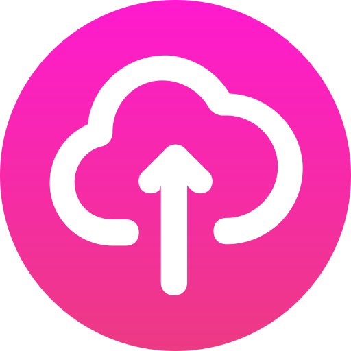 Cloud upload Generic Flat Gradient icon