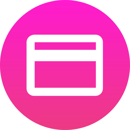 Credit card Generic Flat Gradient icon