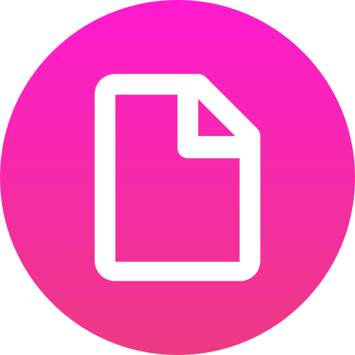 문서 Generic Flat Gradient icon