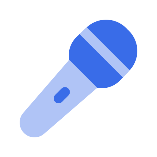 soporte de micrófono Generic Blue icono