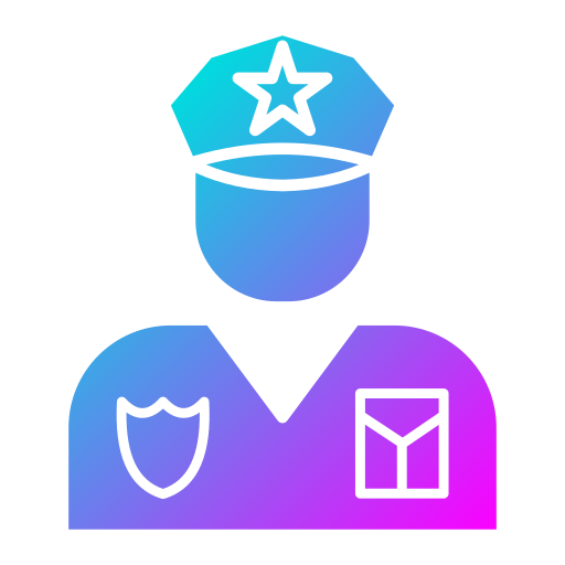 警官 Generic Flat Gradient icon