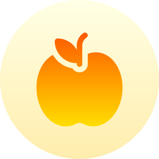 りんご Basic Gradient Circular icon