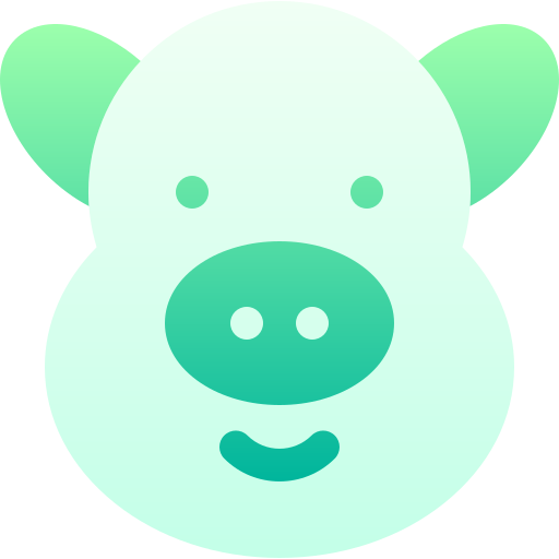 豚 Basic Gradient Gradient icon