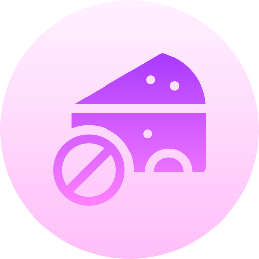 No cheese Basic Gradient Circular icon