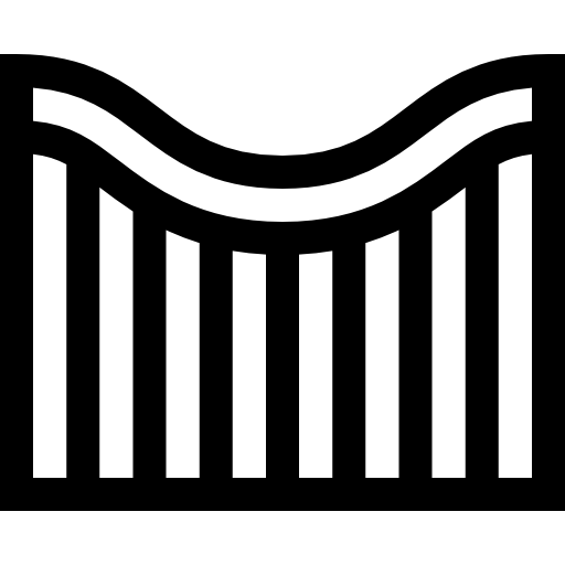 kolejka górska Basic Straight Lineal ikona