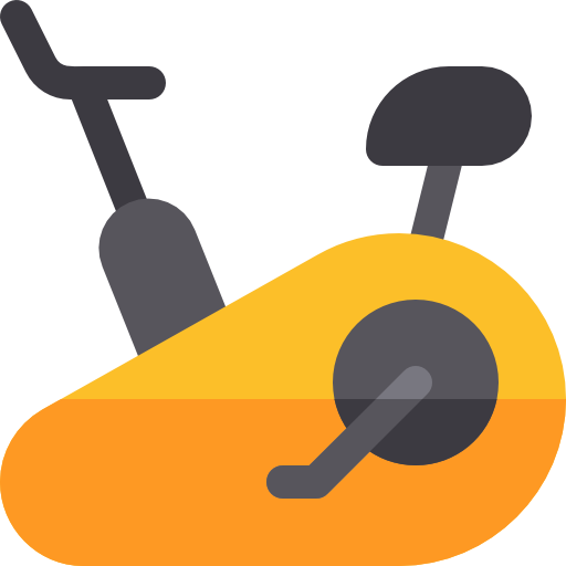 stationäres fahrrad Basic Rounded Flat icon