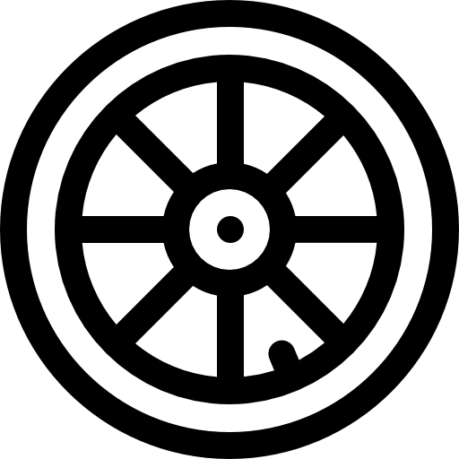pneumatico Basic Rounded Lineal icona