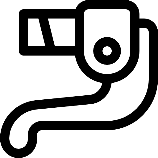 levier Basic Rounded Lineal Icône