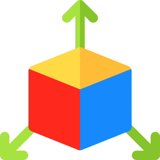 cube Basic Rounded Flat Icône