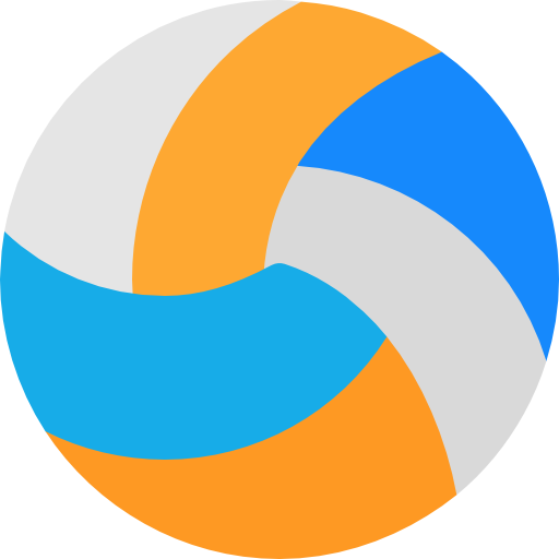 vóleibol Basic Rounded Flat icono