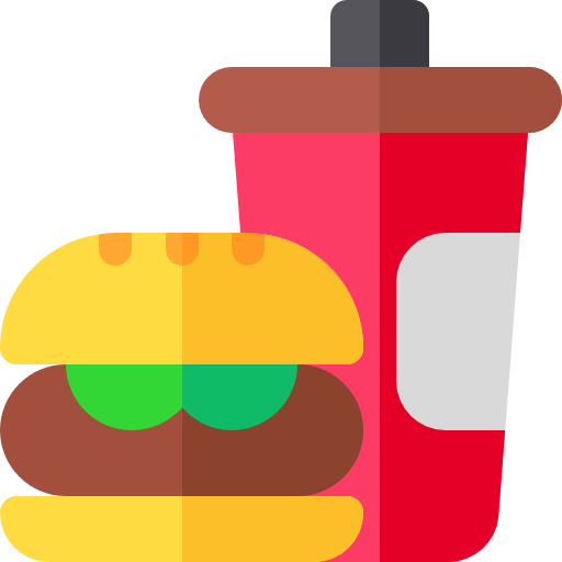 fast food Basic Rounded Flat Icône