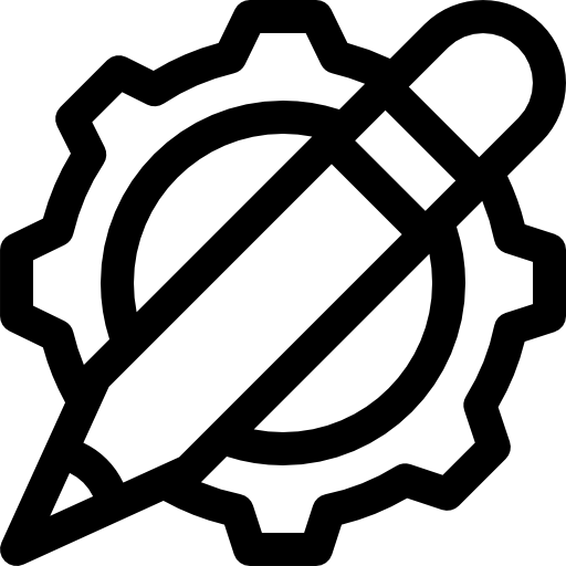 설정 Basic Rounded Lineal icon