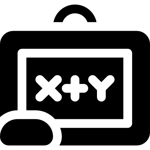quadro-negro Basic Rounded Filled Ícone