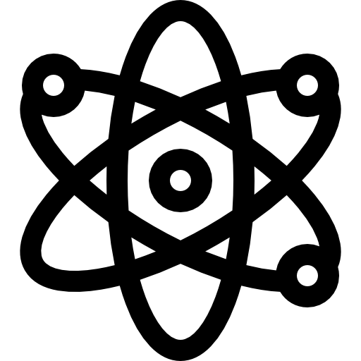 atome Basic Rounded Lineal Icône