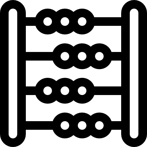 abaco Basic Rounded Lineal icona