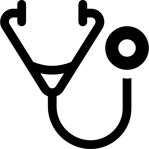 Стетоскоп Basic Rounded Filled иконка