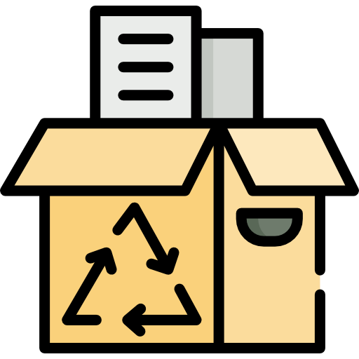 Recycling box Special Lineal color icon