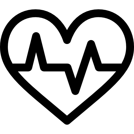 kardiogram Basic Rounded Lineal ikona