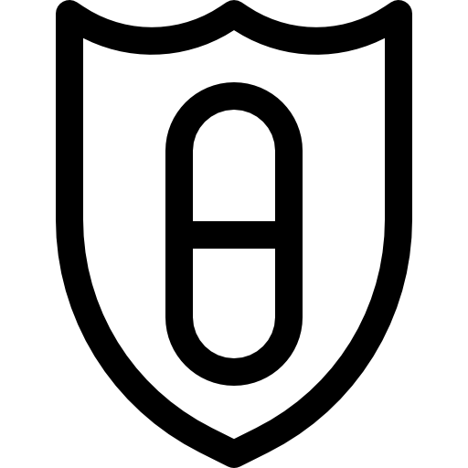 tarcza Basic Rounded Lineal ikona