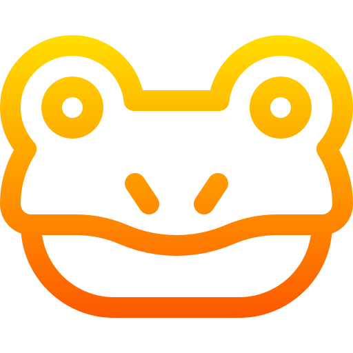 蛙 Basic Gradient Lineal color icon