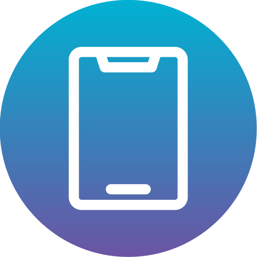 tableta Generic Flat Gradient icono