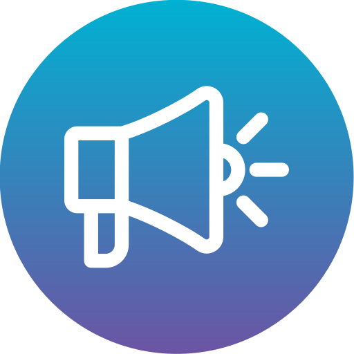 Megaphone Generic Flat Gradient icon