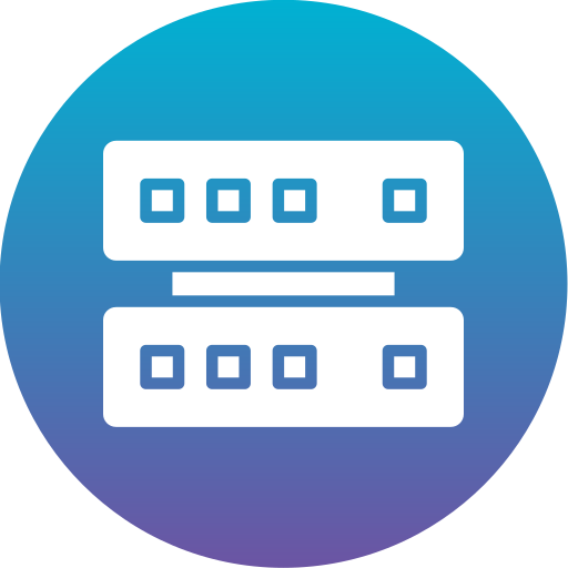 Server Generic Flat Gradient icon