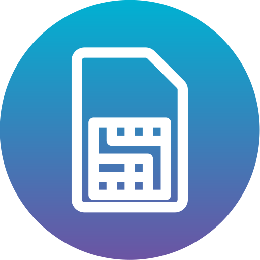 simkaart Generic Flat Gradient icoon