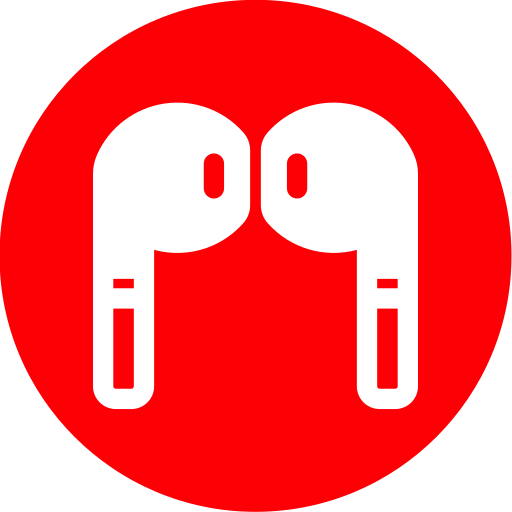 słuchawki douszne Generic Flat ikona