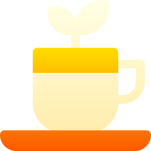 Green tea Basic Gradient Gradient icon