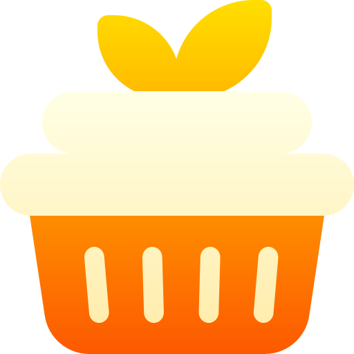 컵케익 Basic Gradient Gradient icon