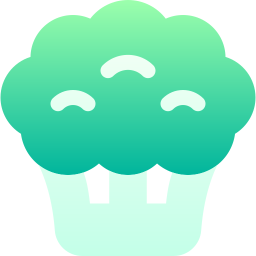 broccoli Basic Gradient Gradient icona